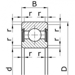 607 ZZ P6 (ГОСТ 80017)